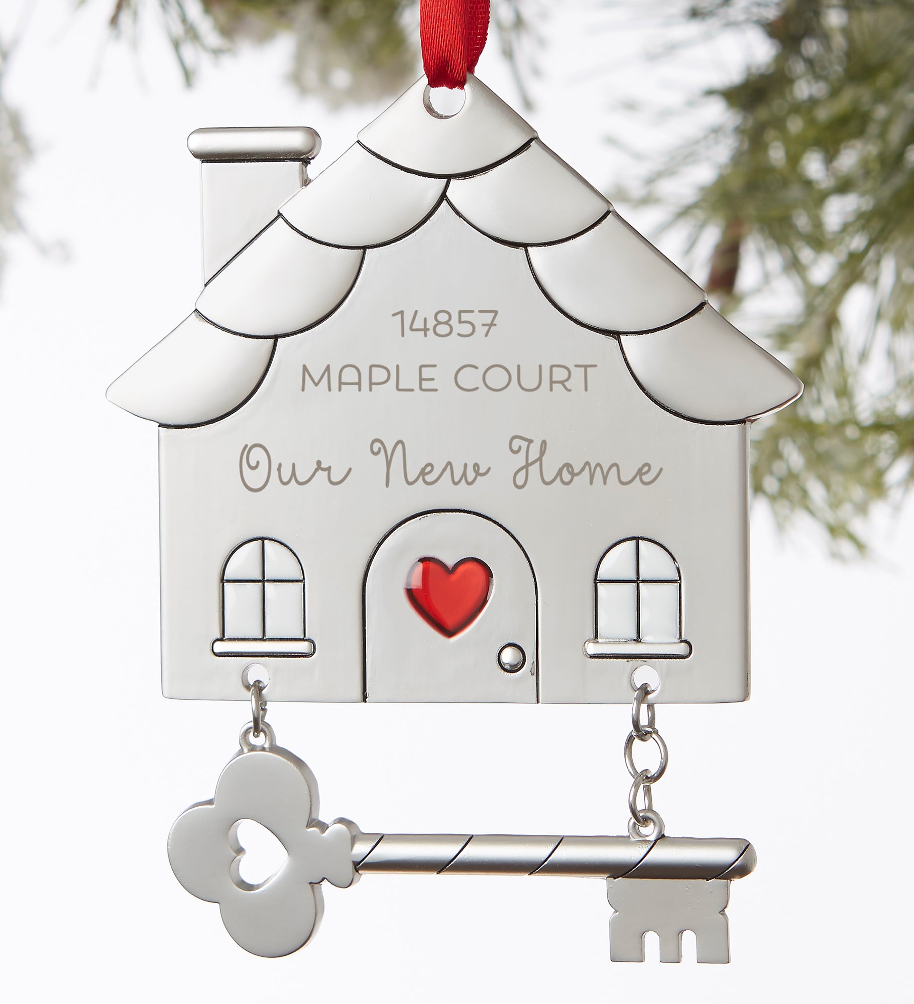 Happy New Home<sup>©</sup> Personalized Christmas Ornament